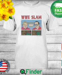 WWE Slam Bobby Heenan And Gorilla Monsoon shirt
