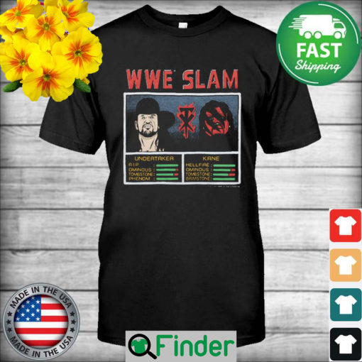 WWE Slam Undertaker And Kane shirt