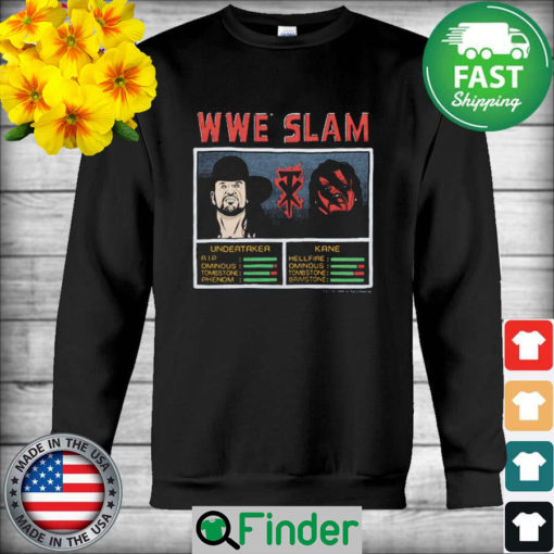 WWE Slam Undertaker And Kane sweatshirt