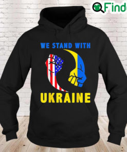 We Stand With Ukraine Ukrainian Flag Ukrainians Puck Futin Peace Ukraine Hoodie