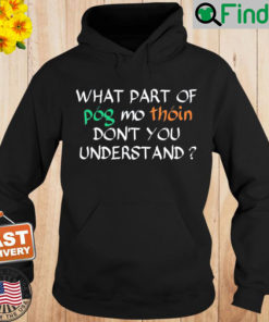 What Part Of Pog Mo Thoin Dont You Understand Irish Hoodie