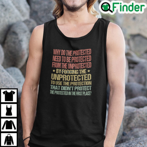 Why Do The Protected Need To Be Protected From The Unprotected Tank Top