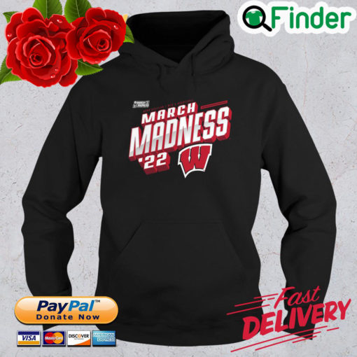 Wisconsin Badgers NCAA Division Mens basketball march madness 2022 Hoodie