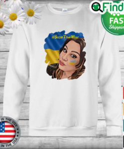 Woman Stop The War Ukraine Sweatshirt