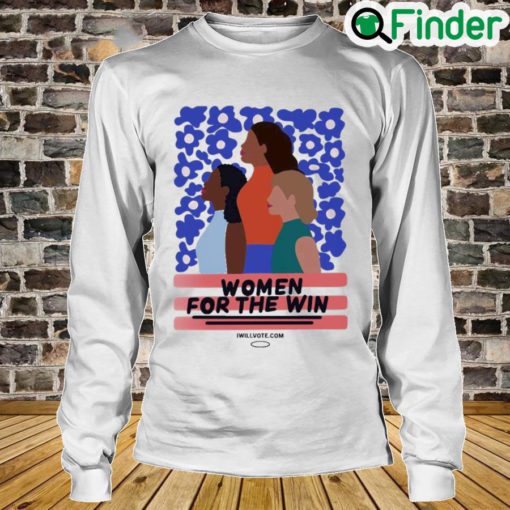 Women For The Win Iwillvote Long Sleeve