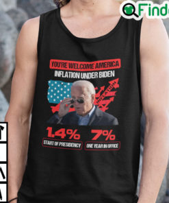 Youre Welcome America Inflation Under Biden Shirt