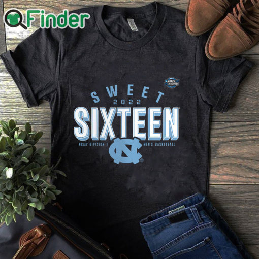 black T shirt North Carolina Tar Heels 2022 NCAA Mens Basketball Tournament March Madness Sweet Sixteen Jumpball