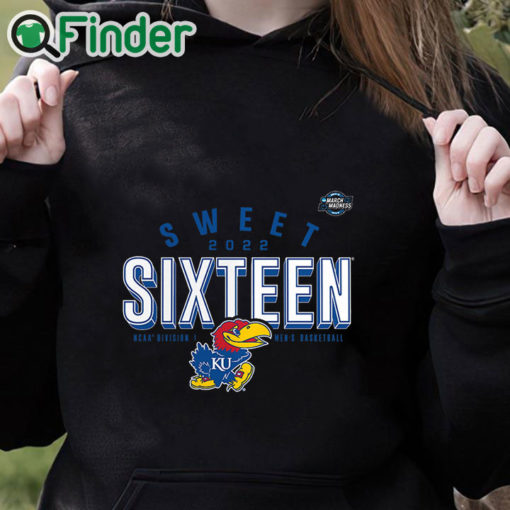 black hoodie Kansas Jayhawks 2022 NCAA Mens Basketball Tournament March Madness Sweet Sixteen Jumpball