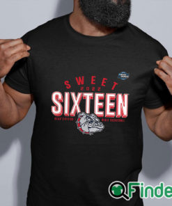 black shirt Gonzaga Bulldogs 2022 NCAA Mens Basketball Tournament March Madness Sweet Sixteen Jumpball