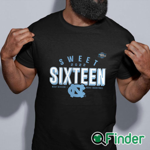 black shirt North Carolina Tar Heels 2022 NCAA Mens Basketball Tournament March Madness Sweet Sixteen Jumpball