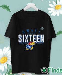 unisex T shirt Kansas Jayhawks 2022 NCAA Mens Basketball Tournament March Madness Sweet Sixteen Jumpball