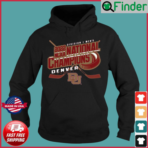 2022 NCAA Division I Mens National Champions Denver Hockey Hoodie