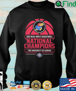 2022 NCAA Mens Basketball National Champions The University Of Kansas Jayhawks sweatshirt