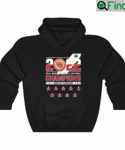 2022 NCAA Mens ICE Hockey National Champions Denver Pioneer History Hoodie