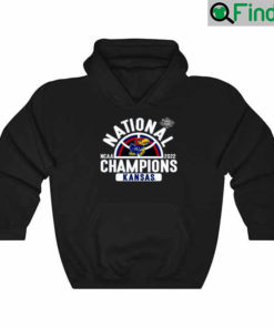 2022 NCAA National Champions Kansas Final Four logo Hoodie