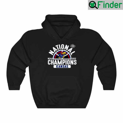 2022 NCAA National Champions Kansas Final Four logo Hoodie