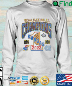 2022 NCAA National Champions Kansas Jayhawks 72 North Carolina Tar Heels 69 sweatshirt
