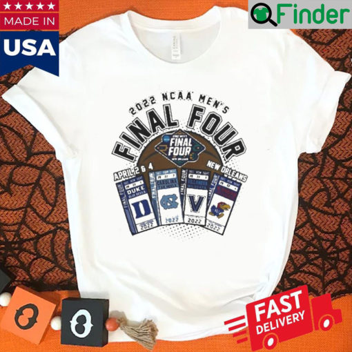 2022 Ncaa Mens Final Four Duke 2022 Final Four 4 Team Shirt