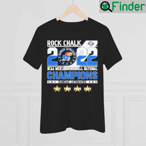 2022 Rock Chalk Kansas Jayhawks NCAA Mens Basketball National Champions 1952 2022 shirt