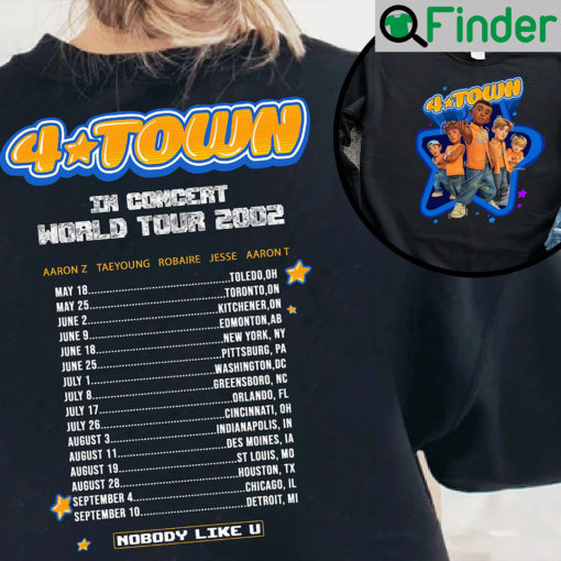 4 Town World Tour 2022 Double Sided Shirt