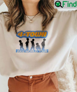 4 Town World Tour 2022 Turning Red Boyband 2 Sided Shirt Sweatshirt