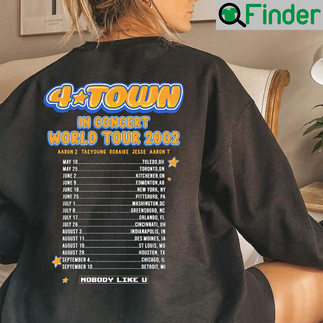 4 Town World Tour 2022 Turning Red Boyband 2 Sided Shirt Sweatshirts 4 Town World Tour 2022 Turning Red Boyband 2 Sided Shirt Sweatshirts