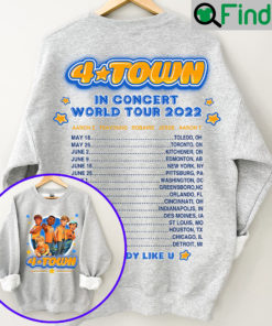 4 Town World Tour Pixar Turning Red 2 Sided Hoodie