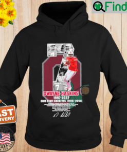 7 Dwayne Haskins 1997 2022 Ohio State Buckeyes 2016 2018 Signature Hoodie