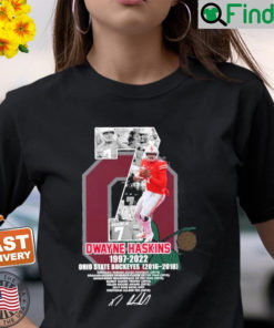 7 Dwayne Haskins 1997 2022 Ohio State Buckeyes 2016 2018 Signature Shirt