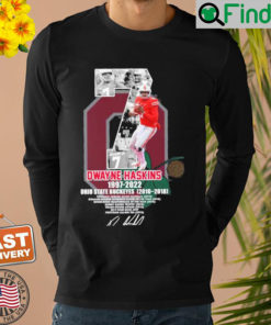 7 Dwayne Haskins 1997 2022 Ohio State Buckeyes 2016 2018 Signature Sweatshirt