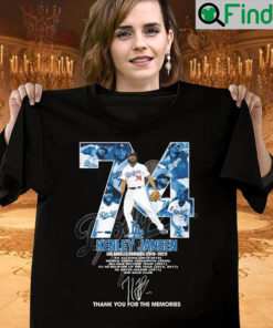 74 Kenley Jansen Los Angeles Dodgers 2010 2021 Signatures Thank You For The Memories Shirts