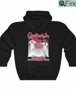 Adam Wainwright And Yadier Molina St Louis Cardinals The Last Dance 2022 Farewell Tour Hoodie