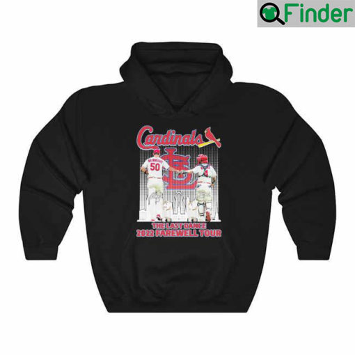 Adam Wainwright And Yadier Molina St Louis Cardinals The Last Dance 2022 Farewell Tour Hoodie