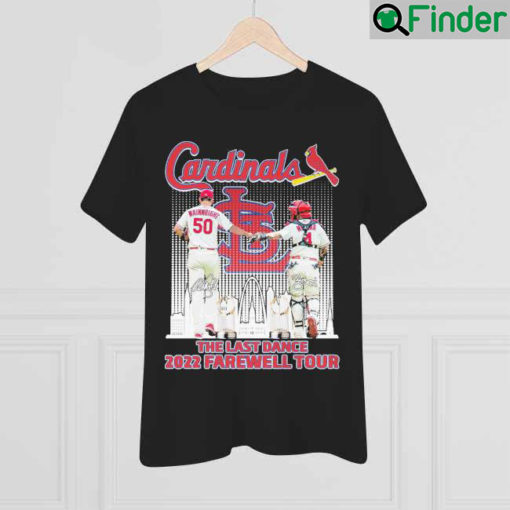 Adam Wainwright And Yadier Molina St Louis Cardinals The Last Dance 2022 Farewell Tour Shirt