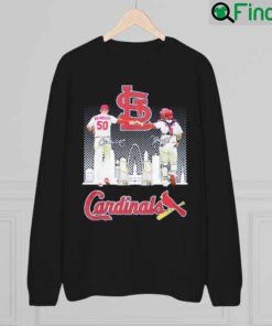 Adam Wainwright and Yadier Molina St Louis Cardinals 2022 signatures sweatshirt