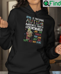 April is National Autism Awareness Month Hoodie