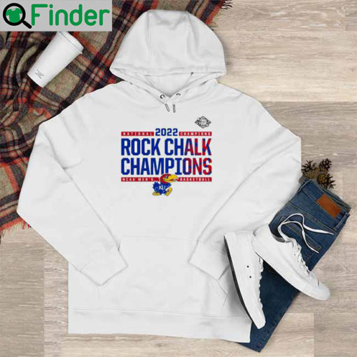 Awesome rock Chalk Champs 2022 Kansas Jayhawks Hoodie