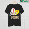 Ball Mom Baseball Softball Mama Team Sports Leopard T Shirt