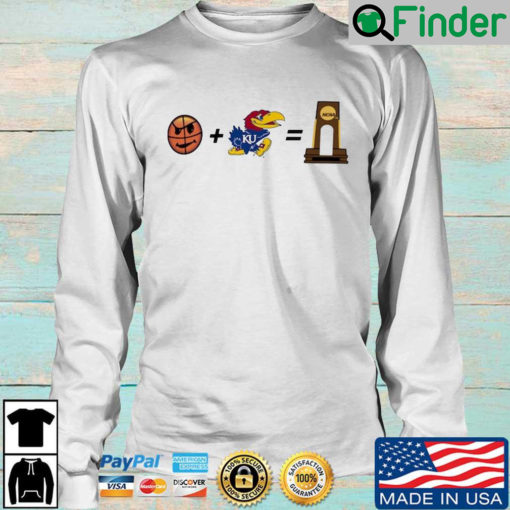 Basketball plus Kansas Jayhawks National Champions sweatshirt