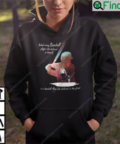 Behind Every Baseball Player Who Believes In Himself Baseball Mom Hoodie