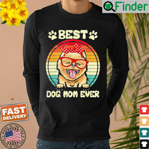 Best Pomeranian Mom Ever Dog Mama Mothers Day Sweatshirt