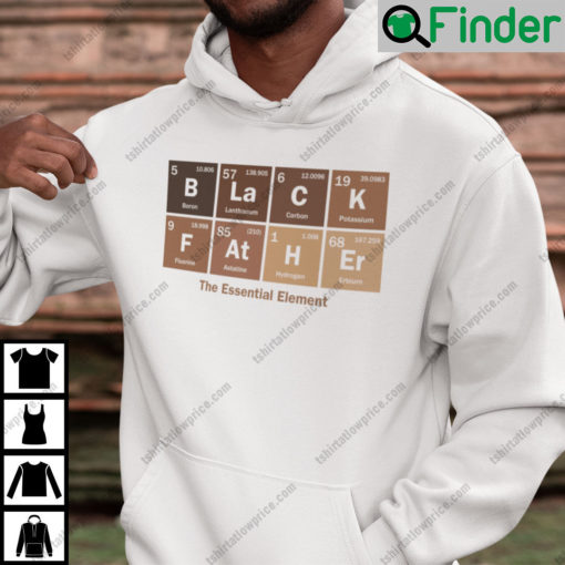 Black Father The Essential Chemical Element Hoodie