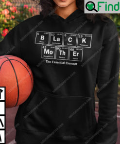 Black Mother The Essential Chemical Element Hoodie