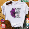 Blessed To Be Called Mom And Mama Mothers Day Sunflower Shirt