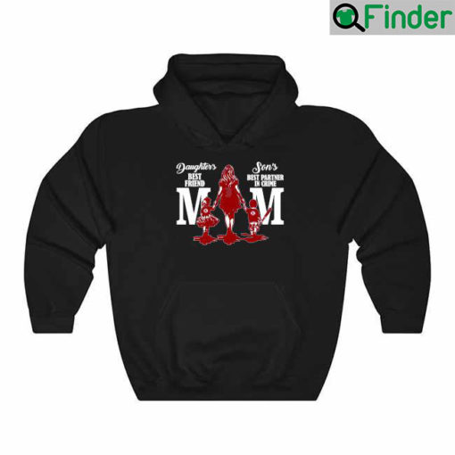 Boston Red Sox Daughters Best Friend Sos Best Partner In Crime Mom Mothers Day 2022 Hoodie