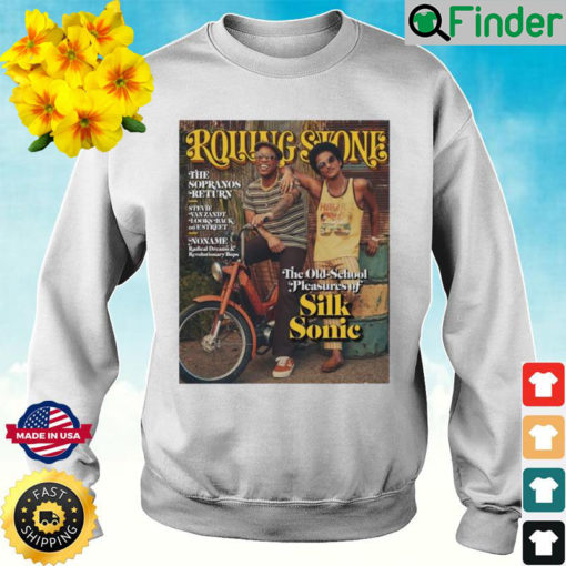 Bruno Mars And Anderson Paak Slik Sonik Rolling Stone Sweatshirt