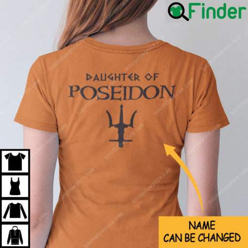 Camp Half Blood T Shirt Percy Jackson Daughter Of Poseidon Personalized