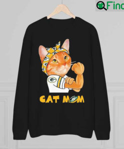 Cat Mom Green Bay Packer Happy Mothers day 2022 sweatshirt