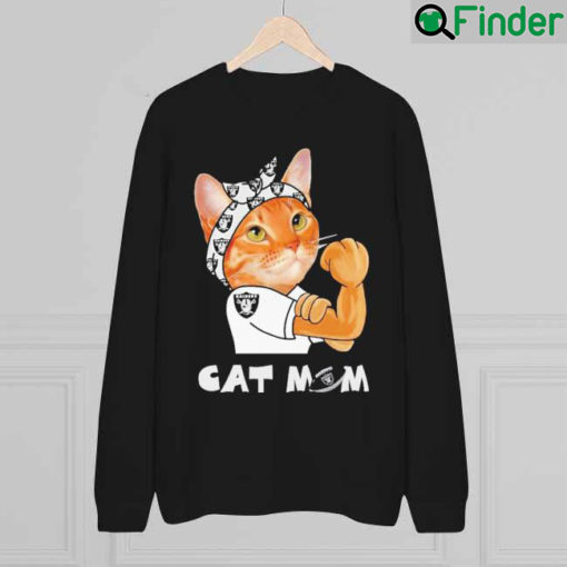 Cat Mom Las Vegas Raiders Happy Mothers day 2022 sweatshirt