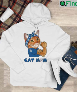 Cat Mom Los Angeles Dodgers Happy Mothers day 2022 Hoodie